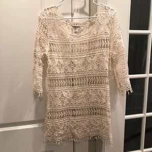 Crochet swim cover up size medium